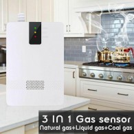 Portable Gas Leak Detector Tester Propane Methane Natural Gas Alarm Sensor Safe